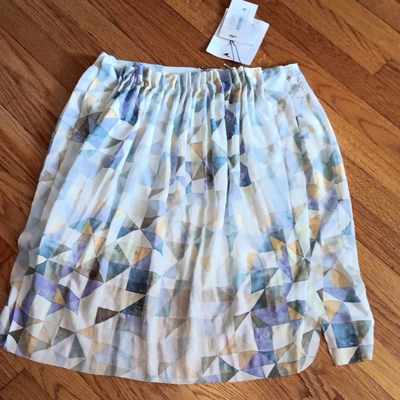 O'2nd Dresses & Skirts - NWT O'2nd Obzee Abstract Geometric Print Skirt with Pockets 🩷 Size 10